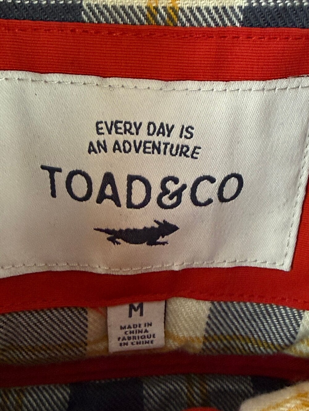Toad&Co Canoe Red Forester Pass Plaid Lining Puffer Vest - Size - Medium - Picture 8 of 10